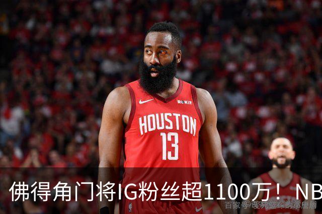 佛得角门将IG粉丝超1100万！NBA千万粉丝球员仅12人 第一已过亿！